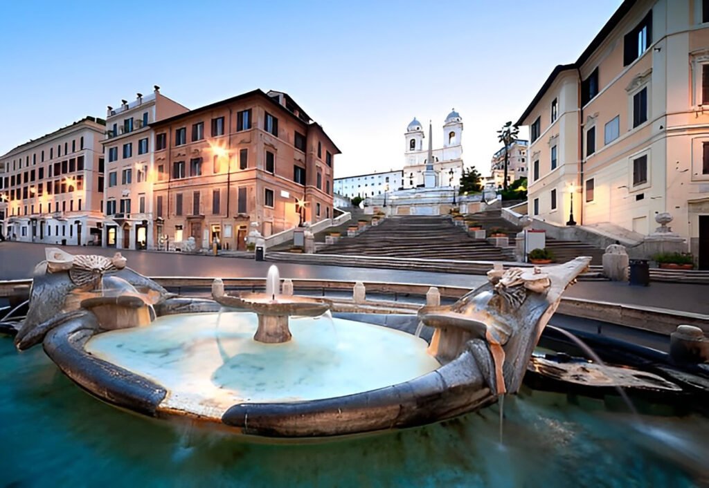 fontana della barcaccia water tested